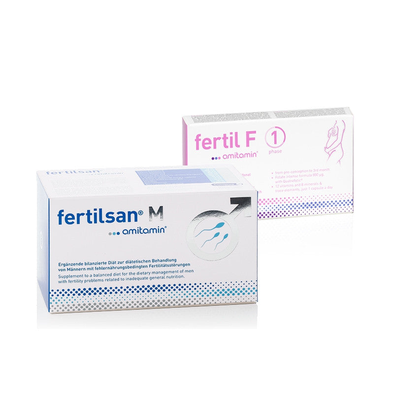 fertilsan M (капсули №90) + fertil F phase 1 (капсули №30)